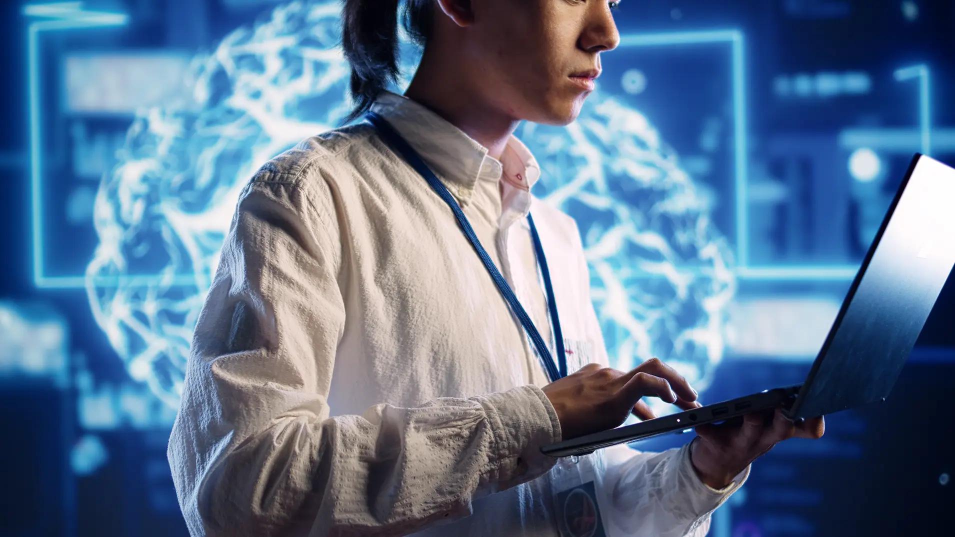 engineer-doing-ai-simulation-on-laptop